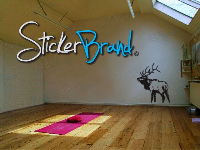 Vinyl Wall Decal Sticker Elk Deer  